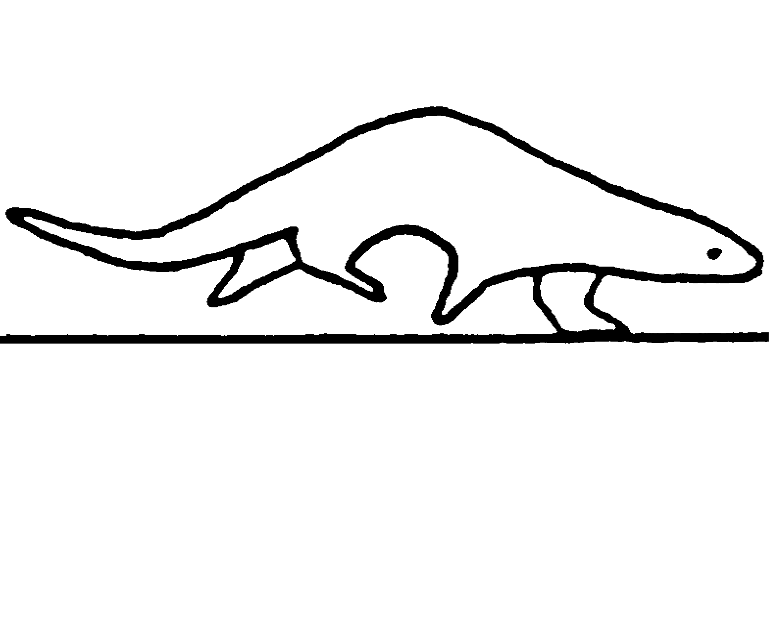 Animation of Otter running